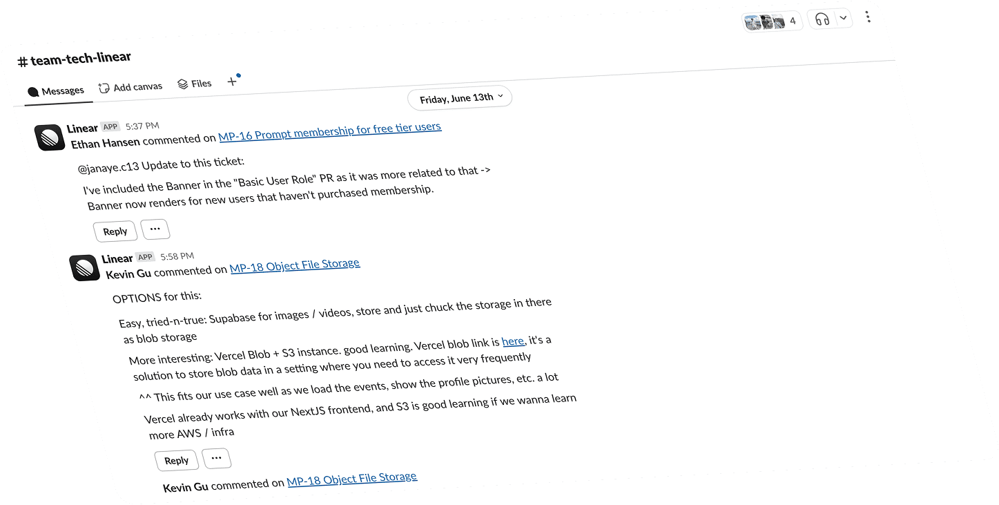 Linear Slack Integration